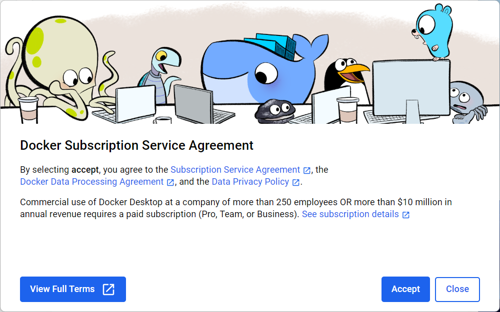 docker start